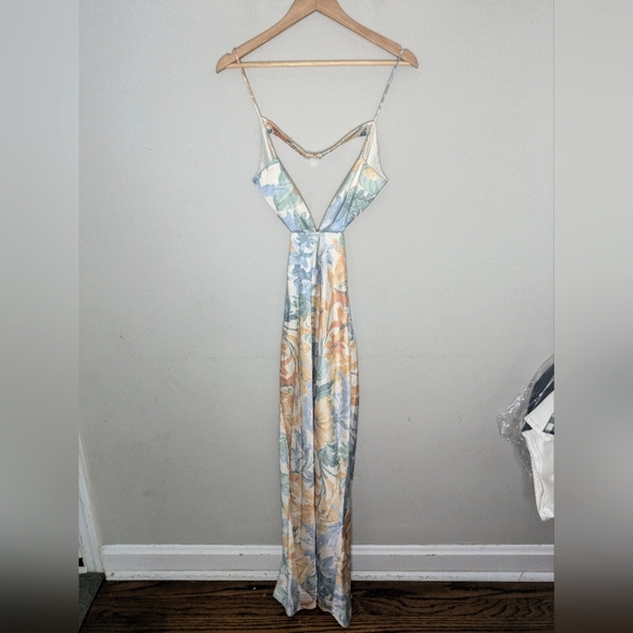 Significant Other Jacy Cutout Dress Size 8 Watercolor - Picture 4 of 8